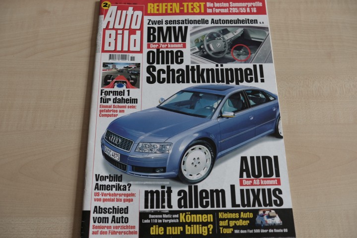 Deckblatt Auto Bild (11/2001)